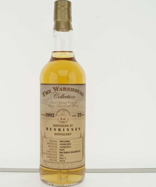 Benrinnes 1992 WW8 The Warehouse Collection Bourbon Hogshead #6130 59.1% 700ml