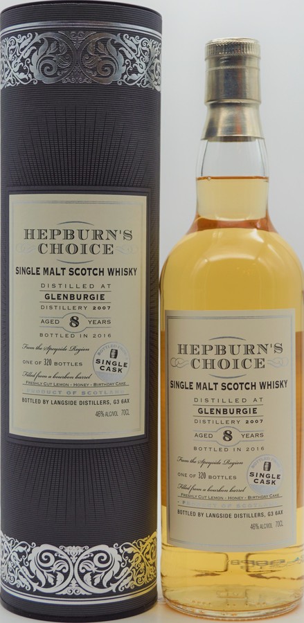 Glenburgie 2007 LsD Hepburn's Choice Bourbon Barrel 46% 700ml