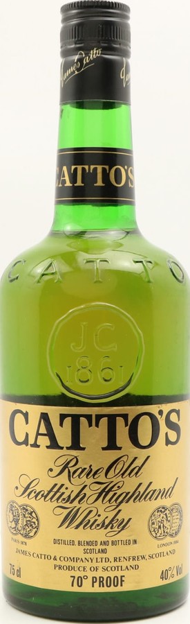 Catto's Rare Old Scottish Highland Whisky 40% 750ml