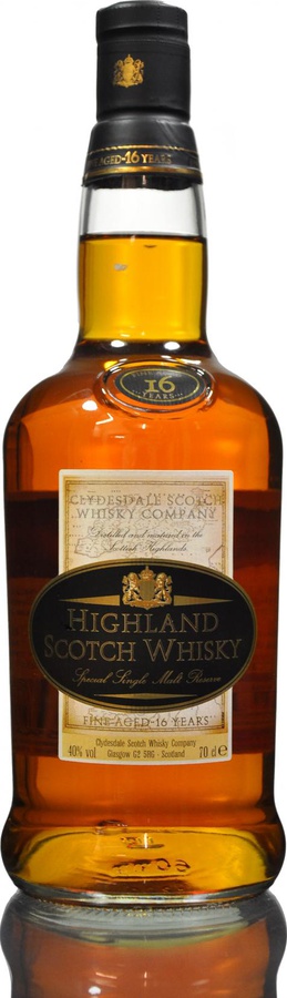 Highland Scotch Whisky 16yo Cd Special Single Malt Reserve 40% 700ml