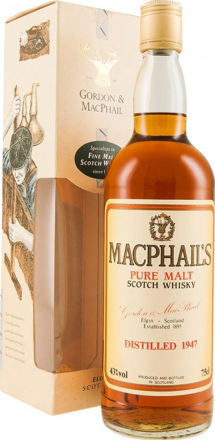 MacPhail's 1947 GM Pure Malt 43% 750ml