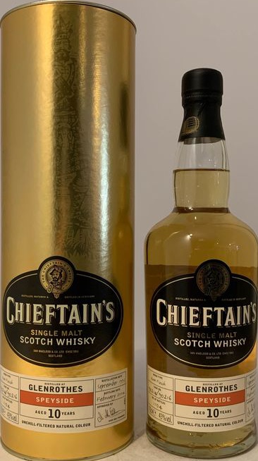 Glenrothes 1993 IM Chieftain's Choice Rum Finish 90214 16 43% 700ml