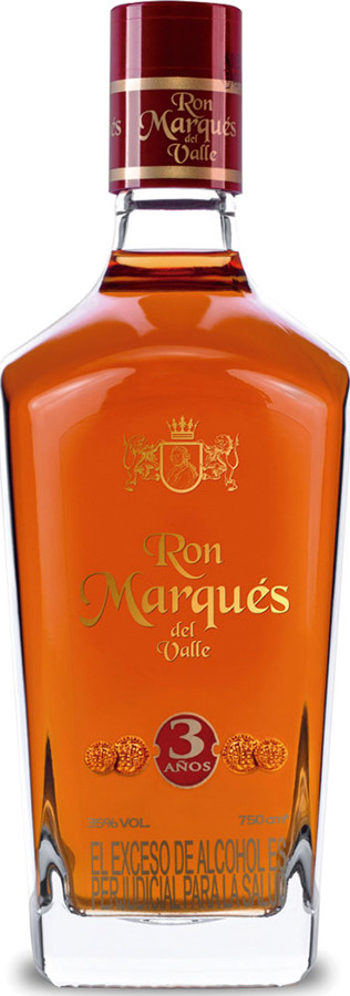 Ron Marques Del Valle 3yo 35% 750ml