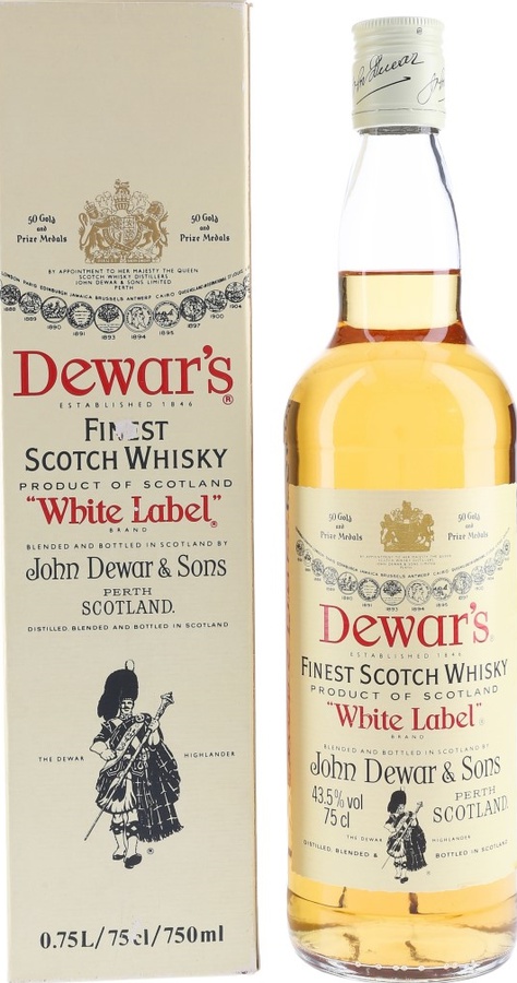 Dewar's White Label Finest Scotch Whisky 43.5% 750ml