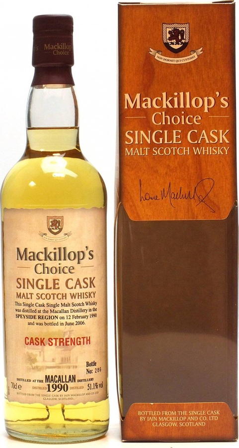 Macallan 1990 McC Single Cask Cask Strength 51.1% 700ml