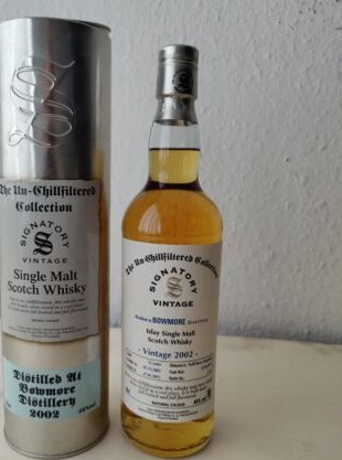 Bowmore 2002 SV The Un-Chillfiltered Collection Refill Sherry Hogsheads 2172 + 2173 46% 700ml
