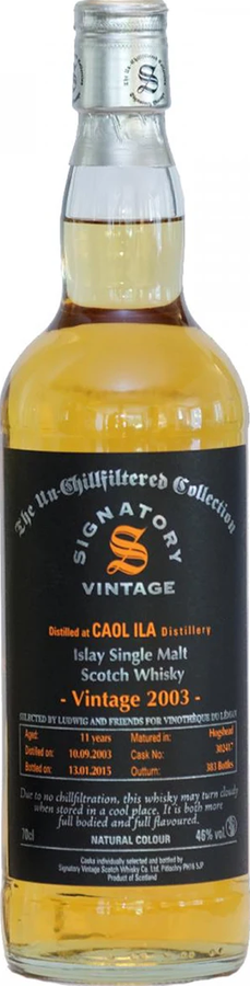 Caol Ila 2003 SV The Un-Chillfiltered Collection #302417 46% 700ml