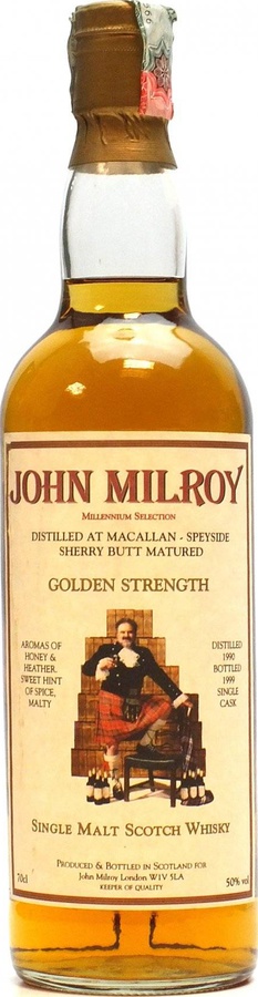 Macallan 1990 JY Millennium Selection Sherry Butt 50% 700ml