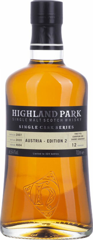 Highland Park 2007 Single Cask Series Austria Edition 2 12yo #4604 64.4% 700ml