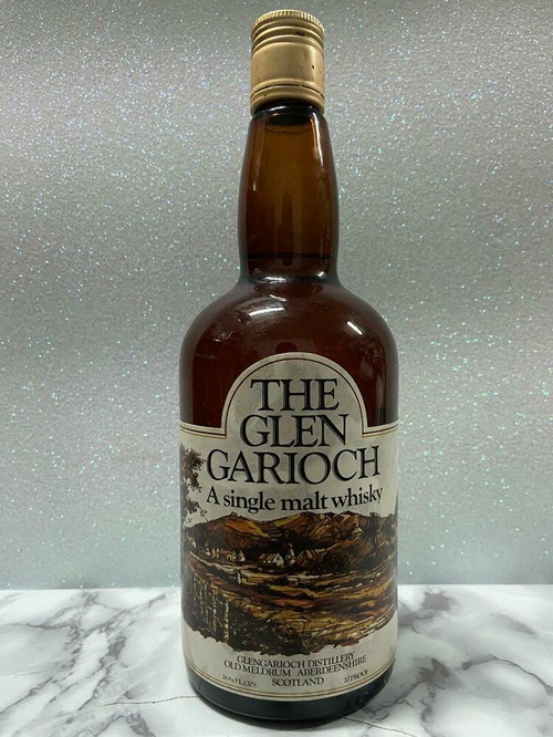 Glen Garioch a single malt whisky Brown Dumpy Bottle Samaroli Import 43% 750ml