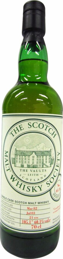 Brora 1982 SMWS 61.16 Candlewax and scented smoke Refill Hogshead 60.1% 700ml