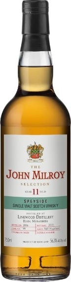 Linkwood 2006 JY The John Milroy Selection 11yo Refill Hogshead #99 56.3% 750ml