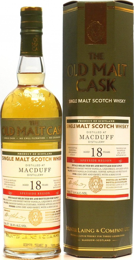 Macduff 1997 HL The Old Malt Cask Refill Hogshead 58.4% 700ml