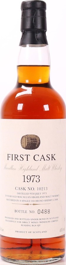 Macallan 1973 FC Oloroso Sherry Cask #10213 46% 700ml