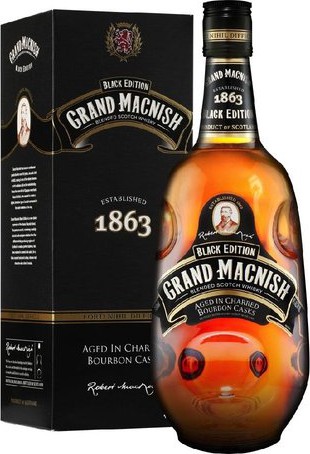 Grand Macnish Black Edition McDI Charred Bourbon Casks 40% 700ml