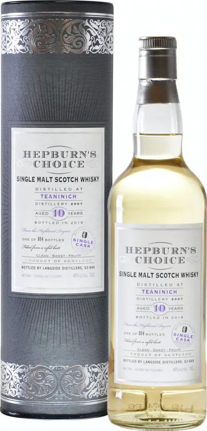Teaninich 2007 LsD Hepburn's Choice Refill Butt 46% 700ml