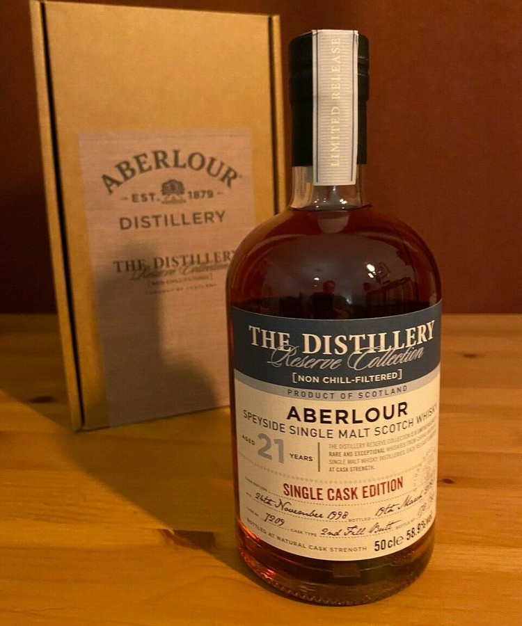 Aberlour 1998 The Distillery Reserve Collection Sherry Second Fill Butt #7209 58.9% 500ml