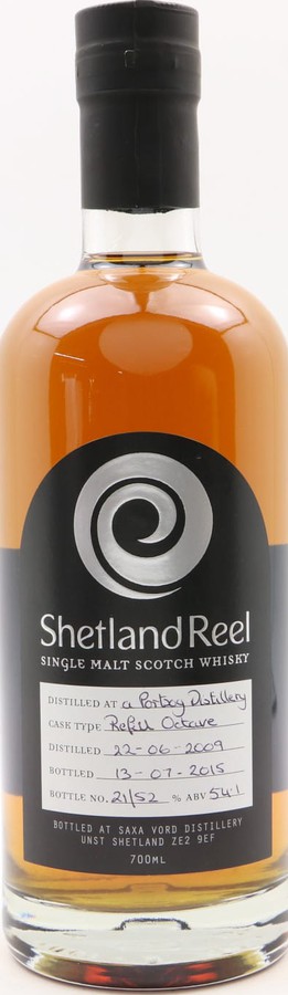 Shetland Reel 2009 SC4 Refill Octave Cask 54.1% 700ml