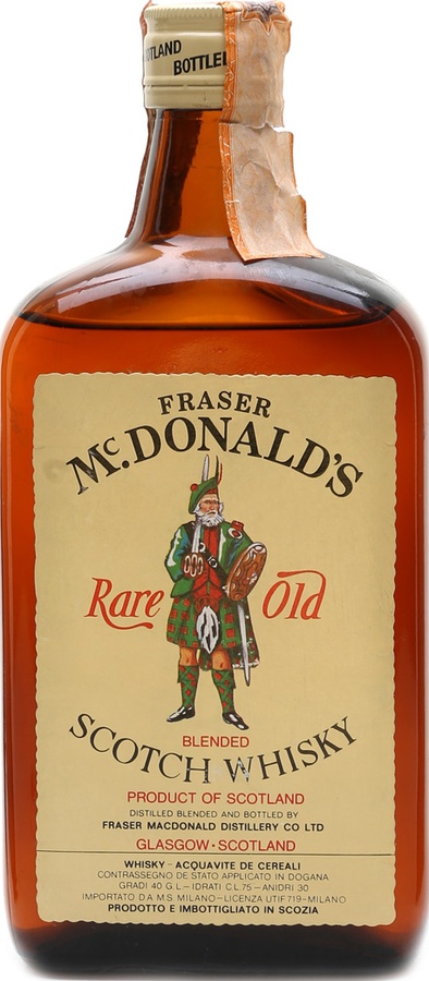 Fraser Mc.Donald's Rare Old Blended Scotch Whisky 40% 750ml