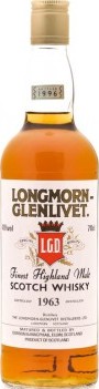 Longmorn 1963 GM Licensed Bottling 40% 700ml