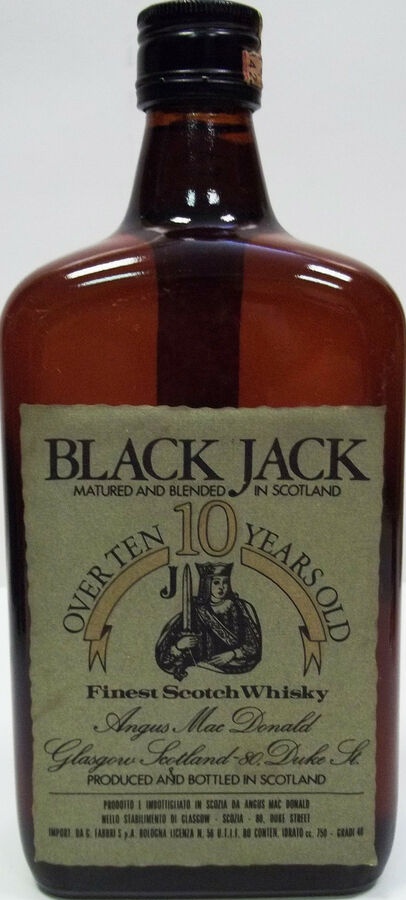 Black Jack 10yo G. Fabbri S.p.A 40% 750ml