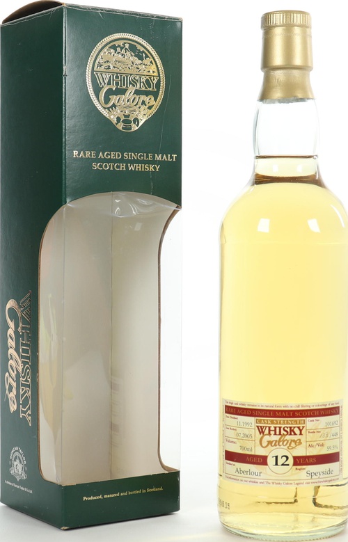 Aberlour 1992 DT Whisky Galore Sherry #101692 59.5% 700ml
