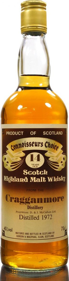 Cragganmore 1972 GM Connoisseurs Choice 40% 750ml