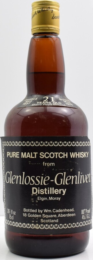 Glenlossie 1957 CA Dumpy Bottle 21yo Sherrywood Matured 45.7% 750ml