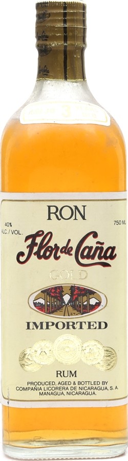 Flor de Cana Imported 3yo 40% 750ml