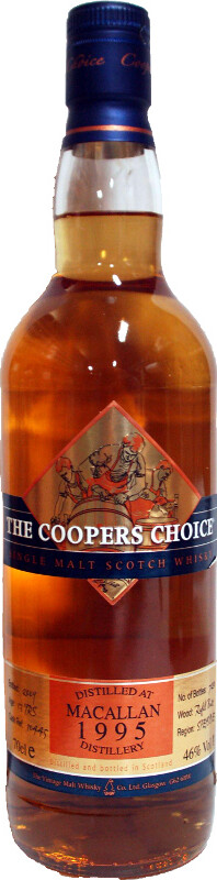 Macallan 1995 VM The Cooper's Choice Refill Butt #10445 46% 700ml