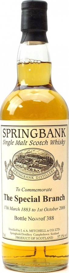 Springbank Private Bottling The Special Branch 57.1% 700ml