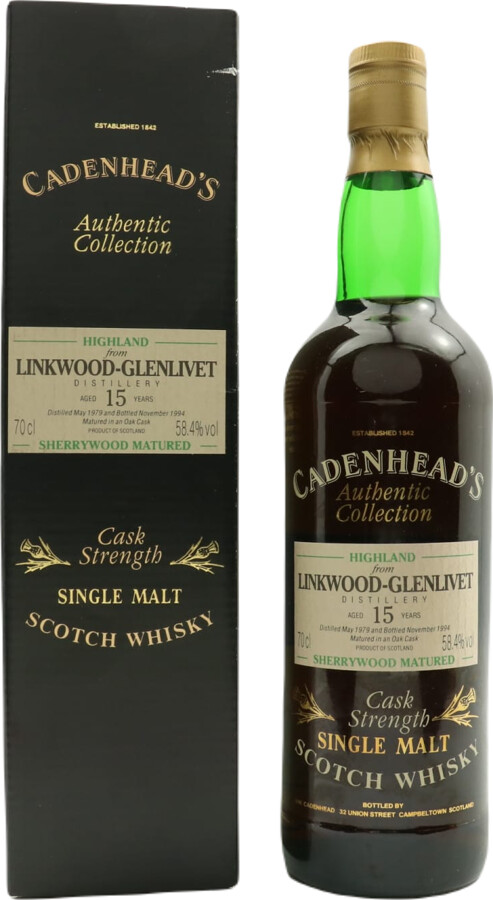 Linkwood 1979 CA Authentic Collection 15yo Sherry 58.4% 700ml
