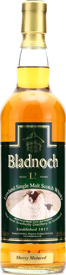 Bladnoch 2001 Sherry Cask 172/2001 55% 700ml