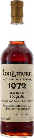 Longmorn 1972 Kb Celtic Series Sherry Cask #1100 50.2% 700ml