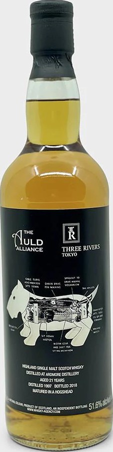 Ardmore 1997 TAA Joint Bottling with Three Rivers Tokyo 51.6% 700ml