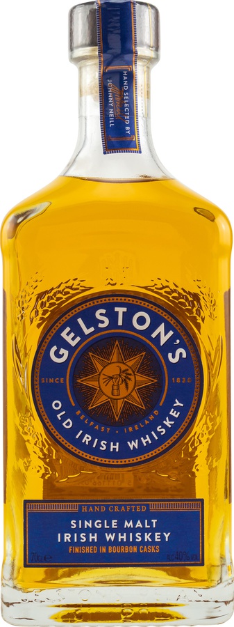 Gelston's Single Malt Irish Whisky Old Irish Whisky 40% 700ml