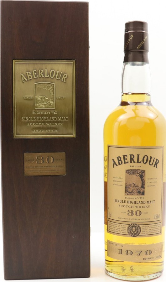 Aberlour 1970 Bourbon Hogsheads 52.6% 700ml