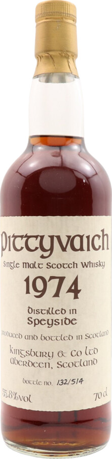 Pittyvaich 1974 Kb Celtic Series 26yo Dark Sherry Butt #3498 55.8% 700ml