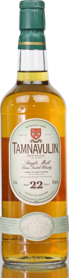 Tamnavulin 22yo Rare Scotch Whisky Oak Casks 45% 750ml