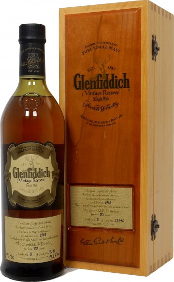 Glenfiddich 1968 Vintage Reserve #13140 49.6% 700ml