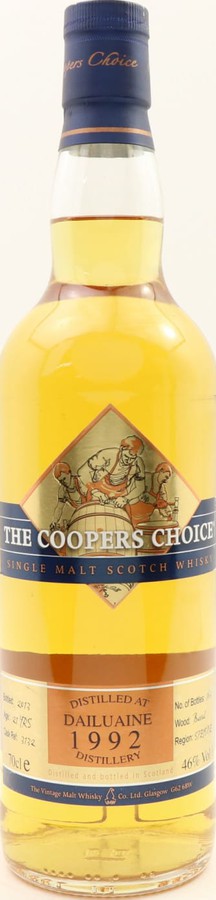 Dailuaine 1992 VM The Cooper's Choice Barrel #3132 46% 700ml