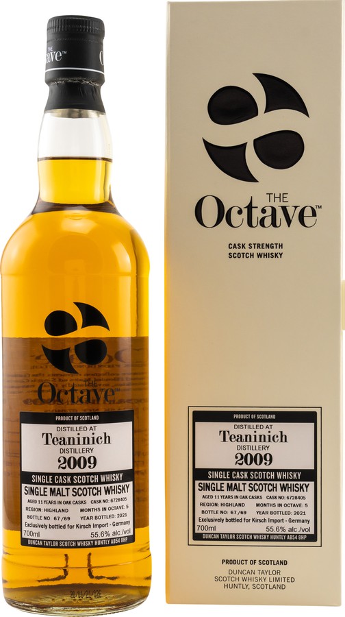 Teaninich 2009 DT The Octave Cask Strength #6728405 Kirsch Import Germany 55.6% 700ml