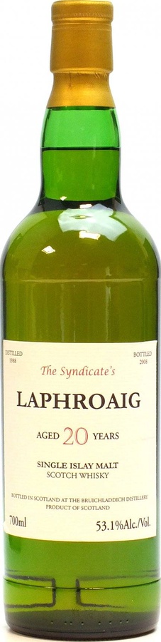 Laphroaig 1988 MM The Syndicate's 53.1% 700ml