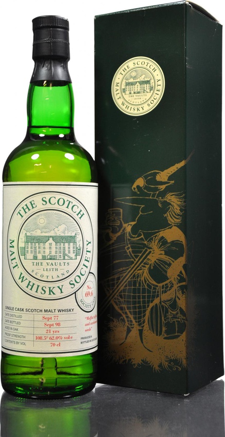 Glen Albyn 1977 SMWS 69.6 Moffat toffees and cardamon seeds 62% 700ml