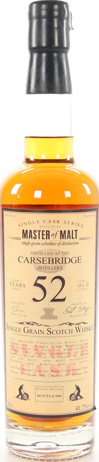 Carsebridge 1964 MoM Single Cask Series #89153 41.7% 700ml