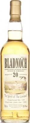 Bladnoch 1990 The Spirit of the Lowlands #120 52.4% 700ml