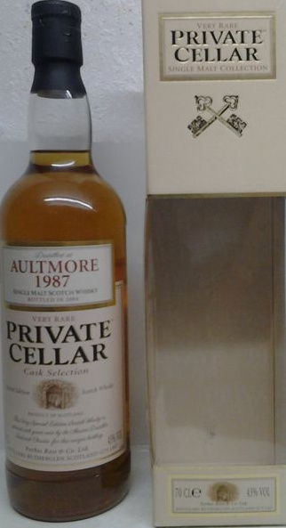 Aultmore 1987 PC Cask Selection 43% 700ml