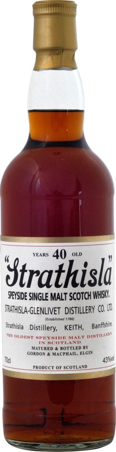 Strathisla 40yo GM Licensed Bottling 43% 700ml