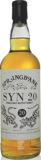 Springbank 1992 Private Cask #141 SYN 55% 700ml