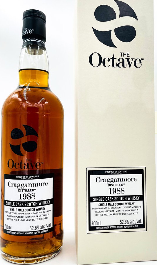 Cragganmore 1988 DT The Octave 28yo #4216173 52.6% 700ml